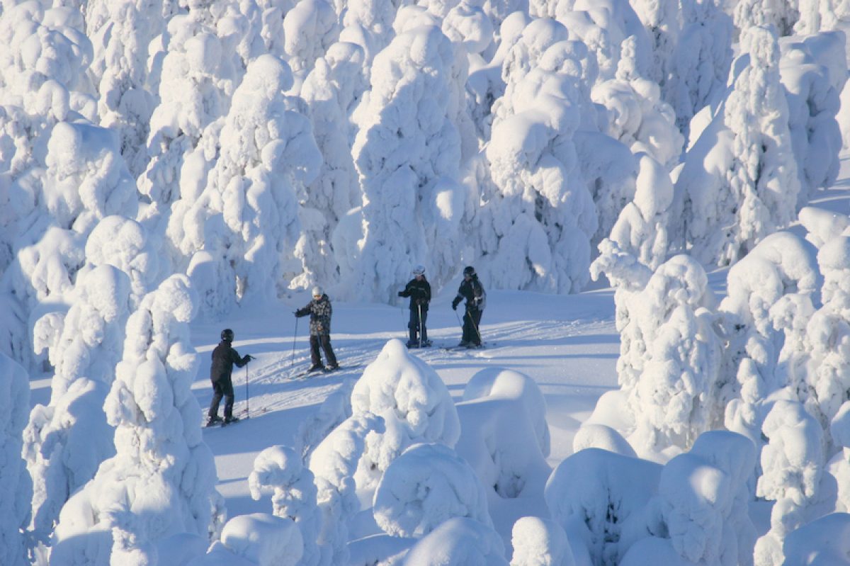 снег в финляндии