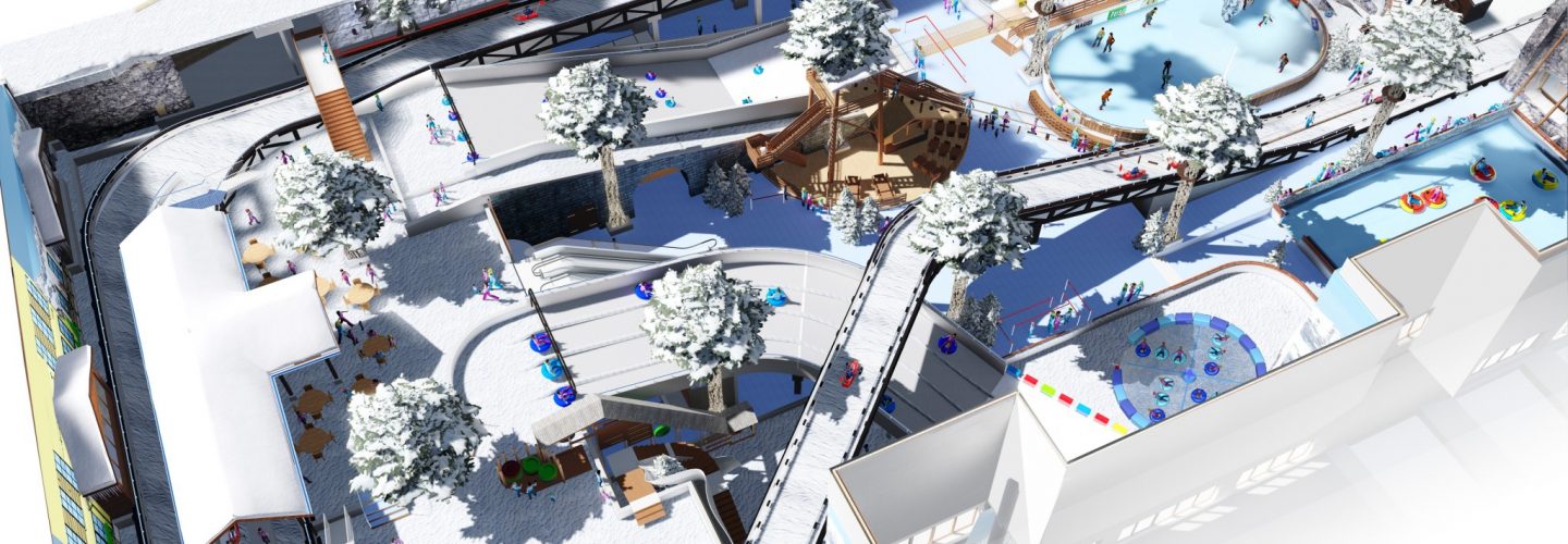 Inflatable Bumper Cars on Ice With Laser Guns At Oman’s Snow Village 2