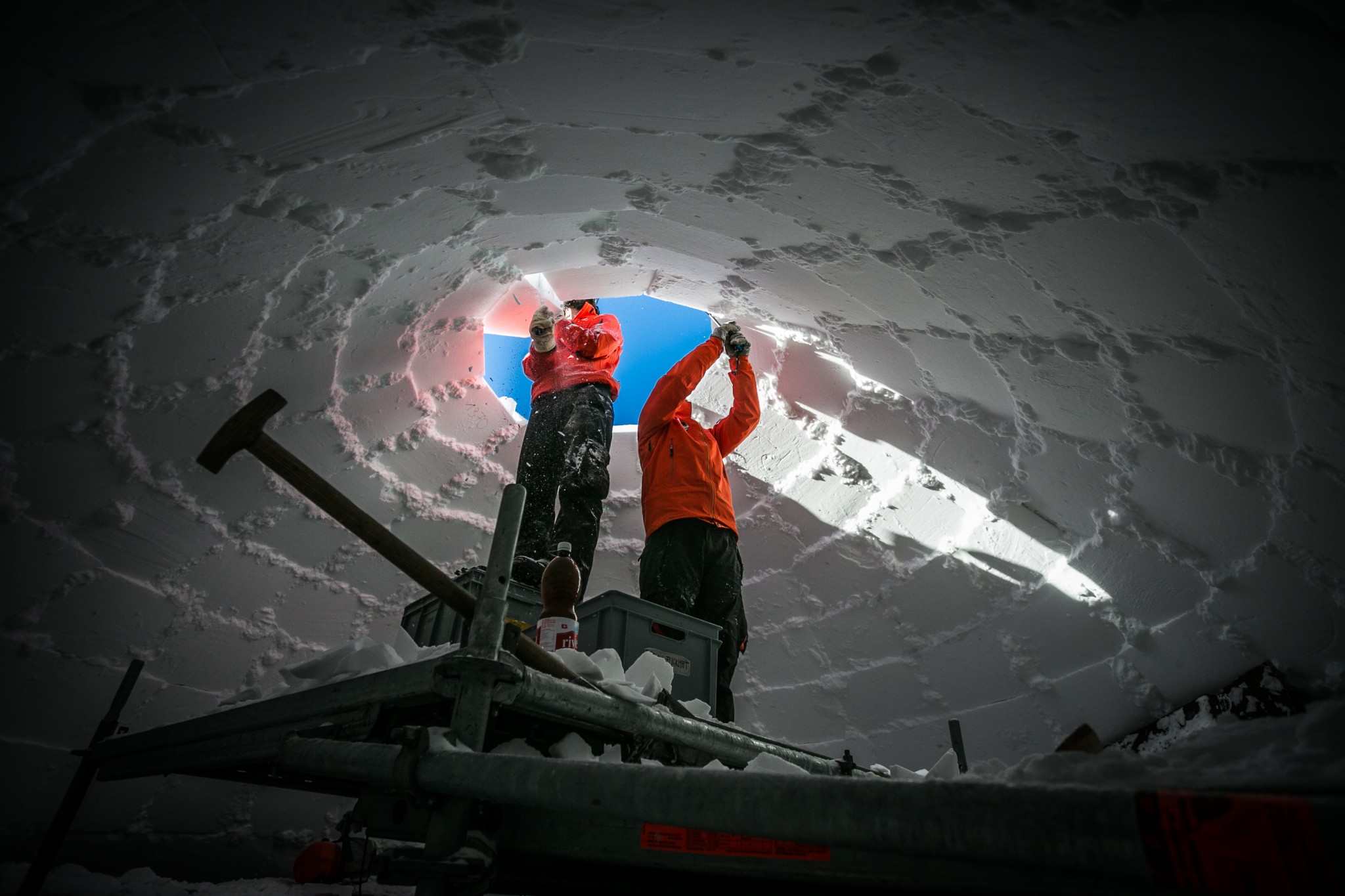 World’s Biggest Igloo Completed at Zermatt