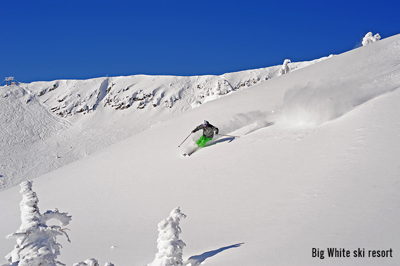 BIG WHITE CLIFF POWDER TURNS web credit Big White ski resort