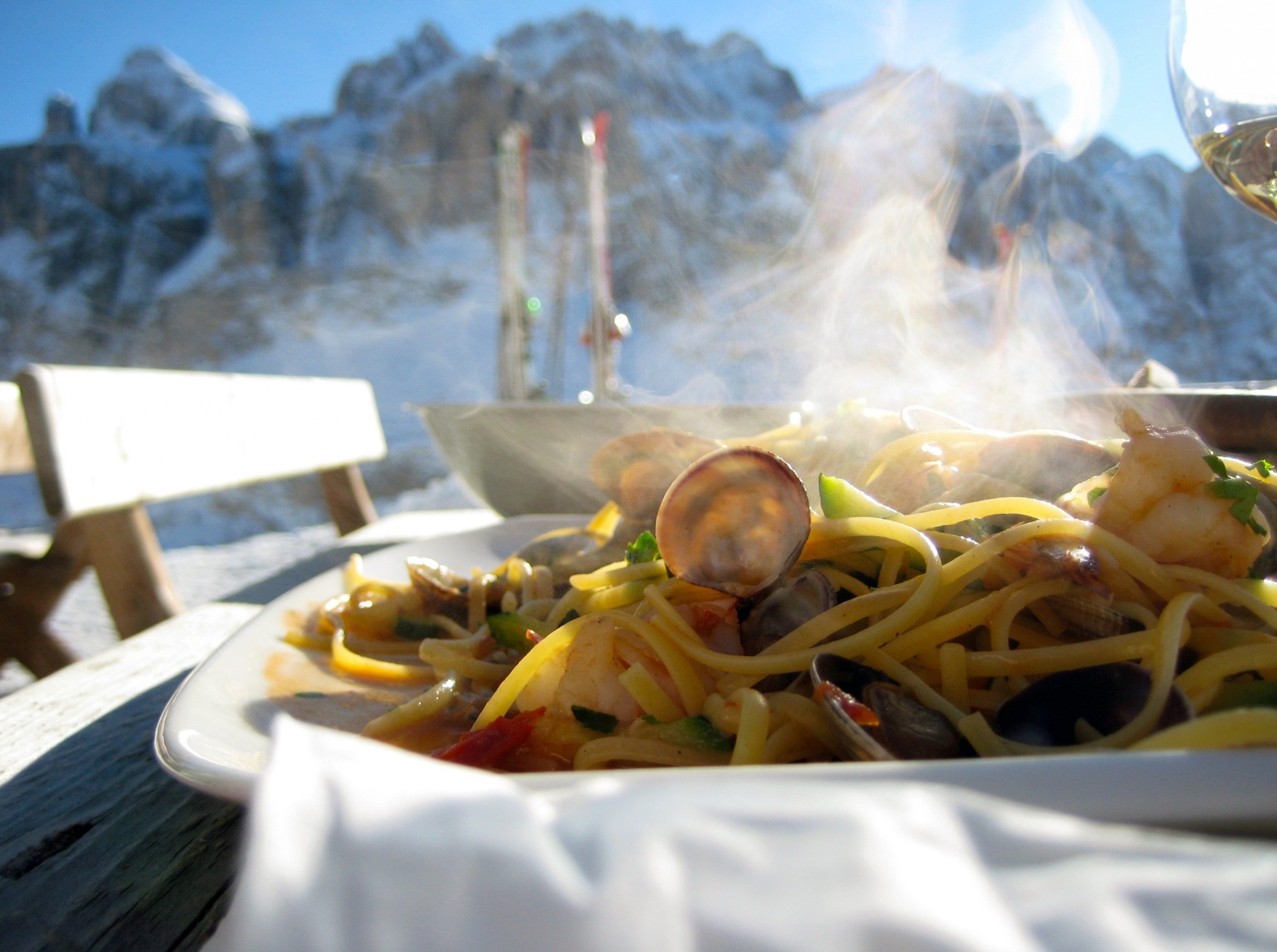 A Taste for Skiing in the Dolomites