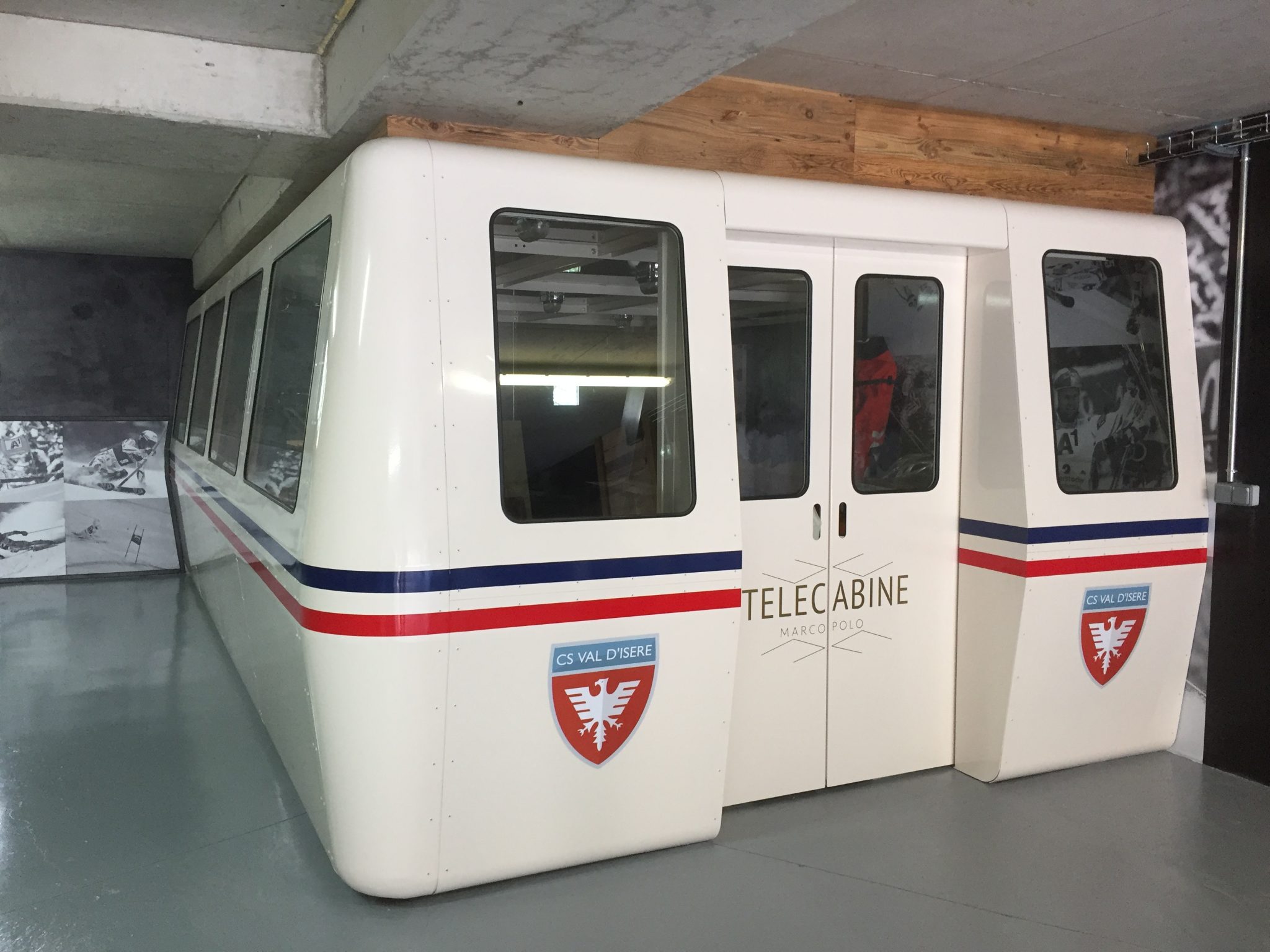 A Ski Room in a Cable Car Cabin