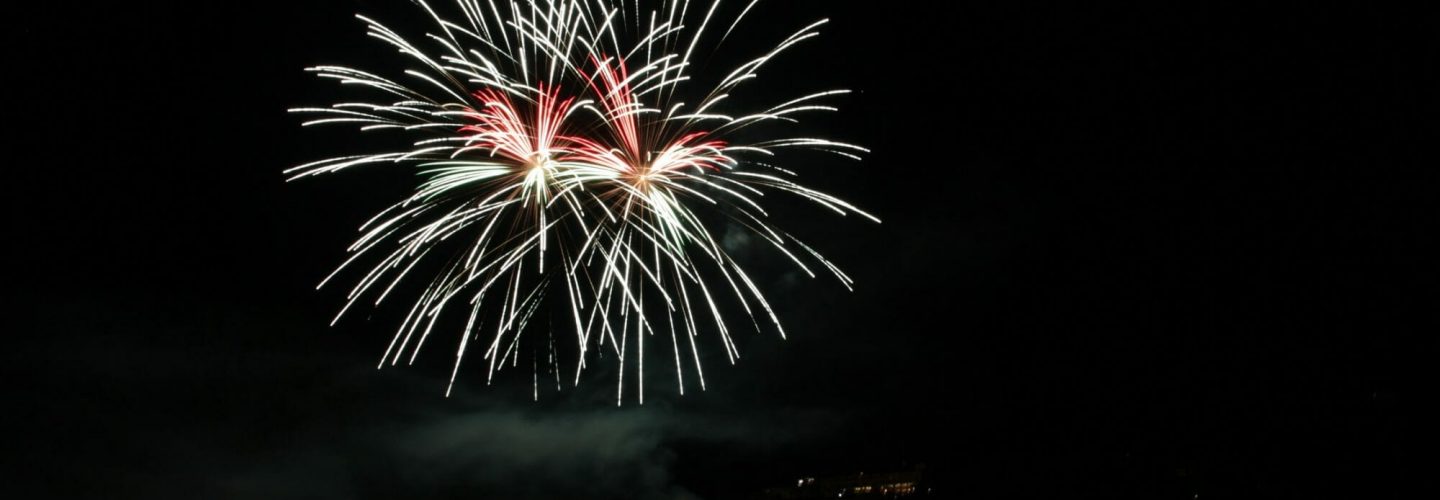 Jan 1 Tignes Fireworks