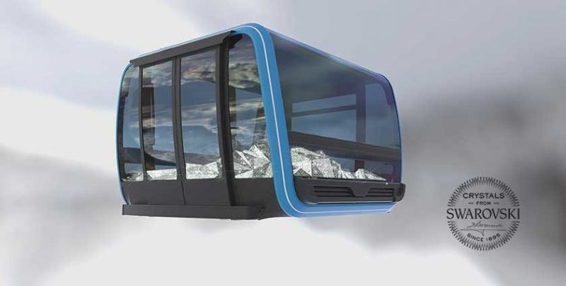 Cabins Flown in for New World’s Highest 3S Gondola Lift