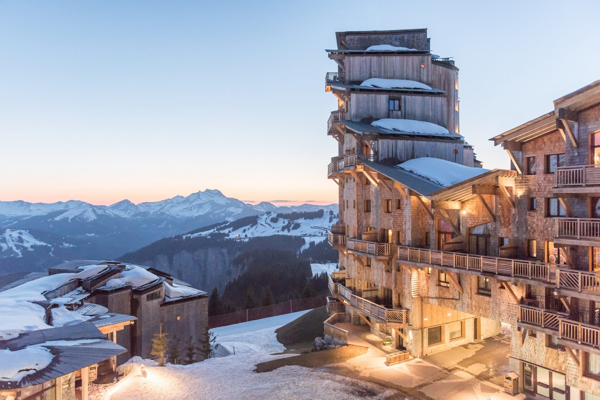 Avoriaz Франция горнолыжный курорт