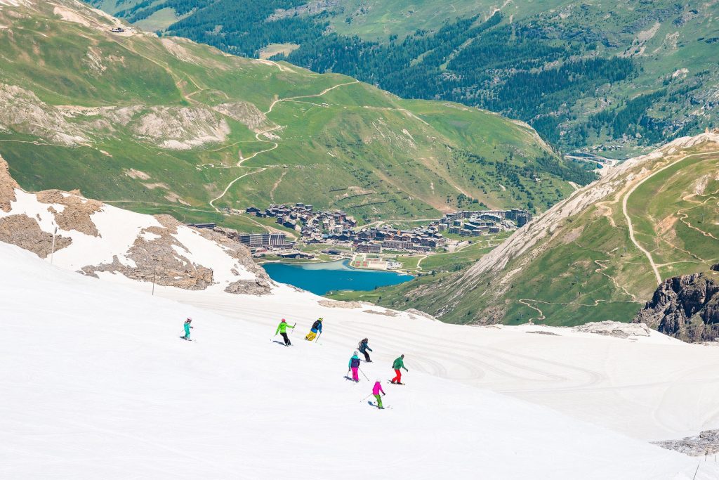 Summer skiing gets underway in Tignes