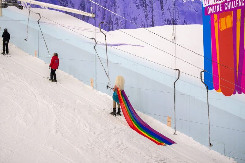 Manchester Indoor Snow Centre Celebrates Pride