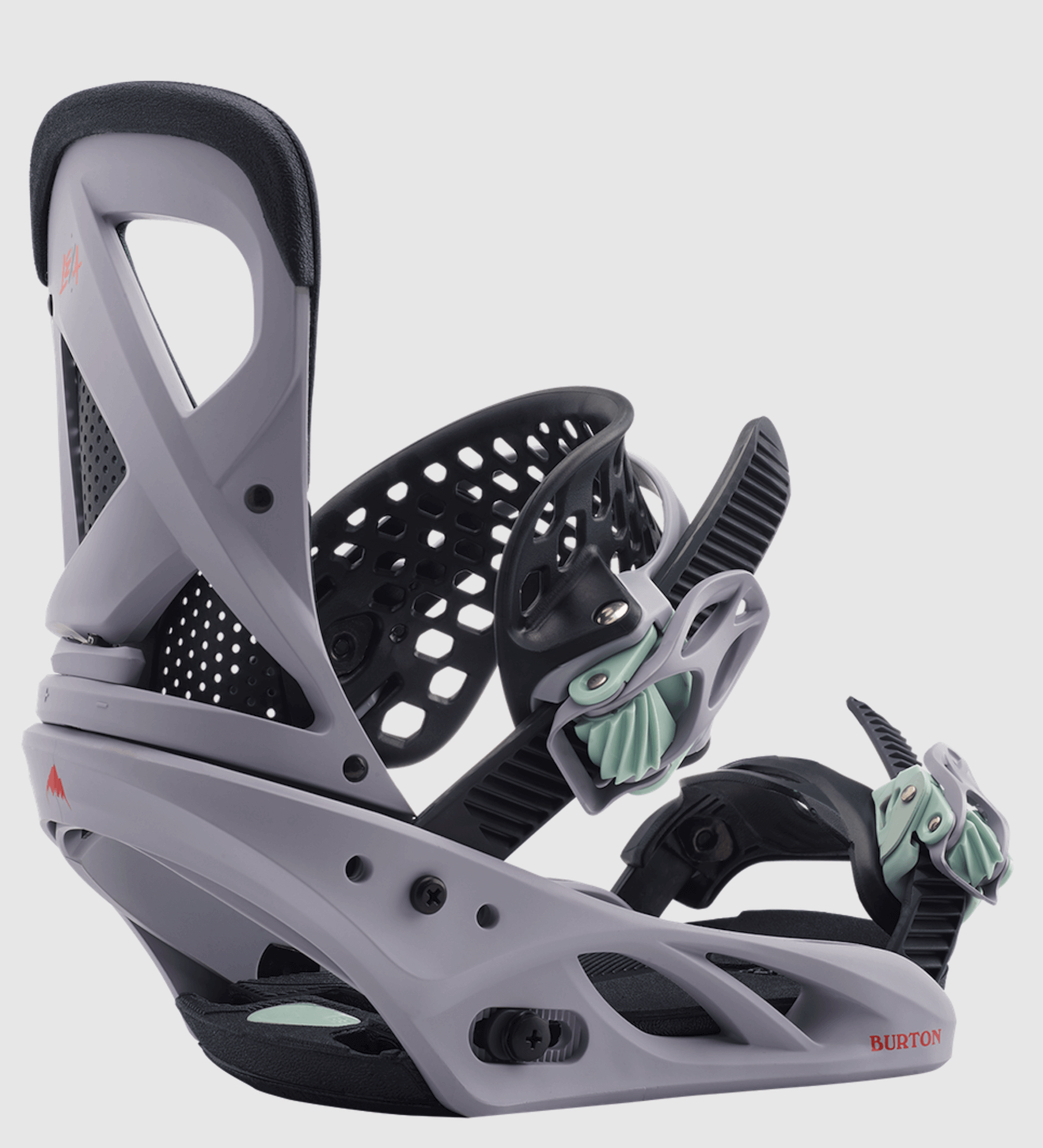 Burton Lexa Women's Snowboard Bindings 2020 Lilac Grey - InTheSnow