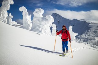Cameron Hall Revelstoke Ski Touring captured by Hywel Williams