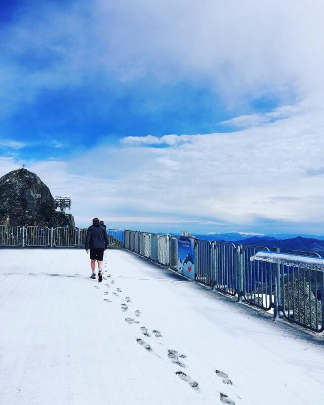 Fresh August Snowfall in the Alps