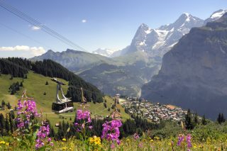 Murren eiger monch jungfrau view