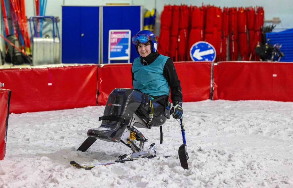 Sit Skiers Smash World Record