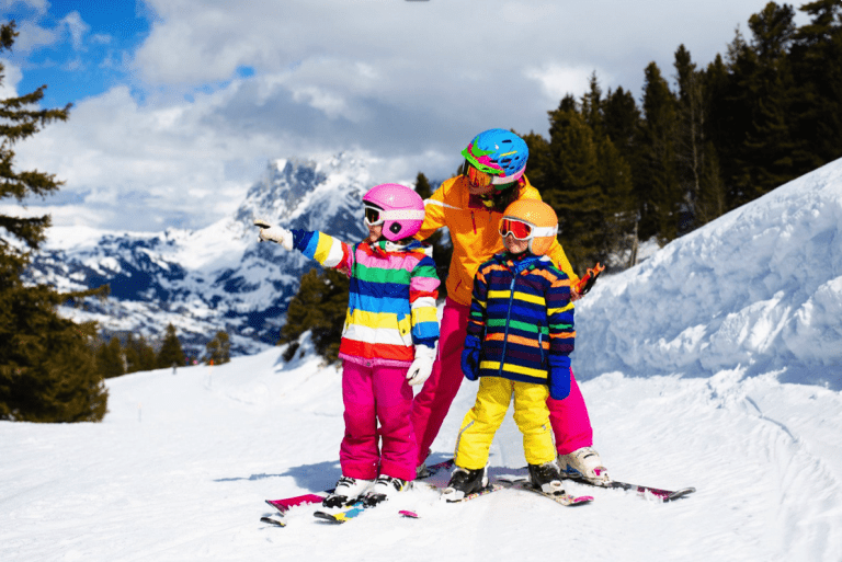 Skiing With Children Aged 5-12