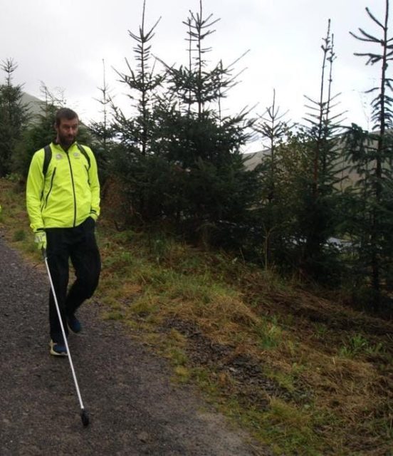 Visually Impaired Army Veteran’s Epic Uphill Task