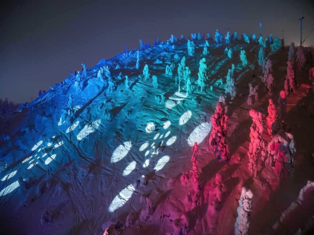 Ruka Lights Up Its Slopes