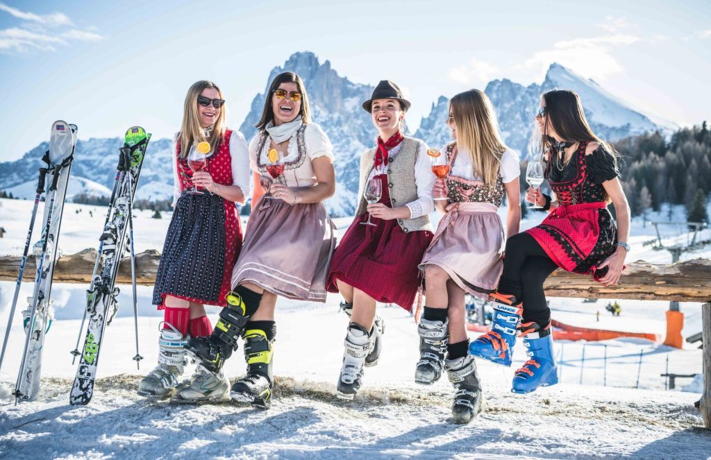 Dolomites Dirndl Ski Day