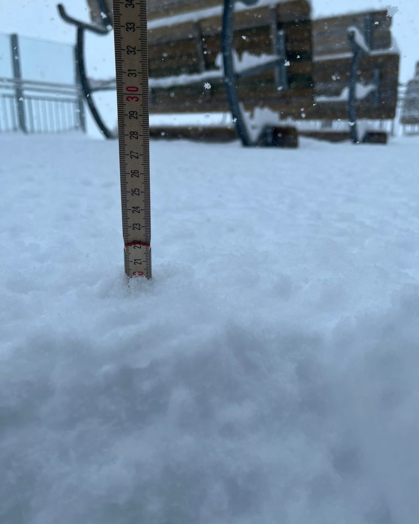 Snowfall Ends Spring in the Alps