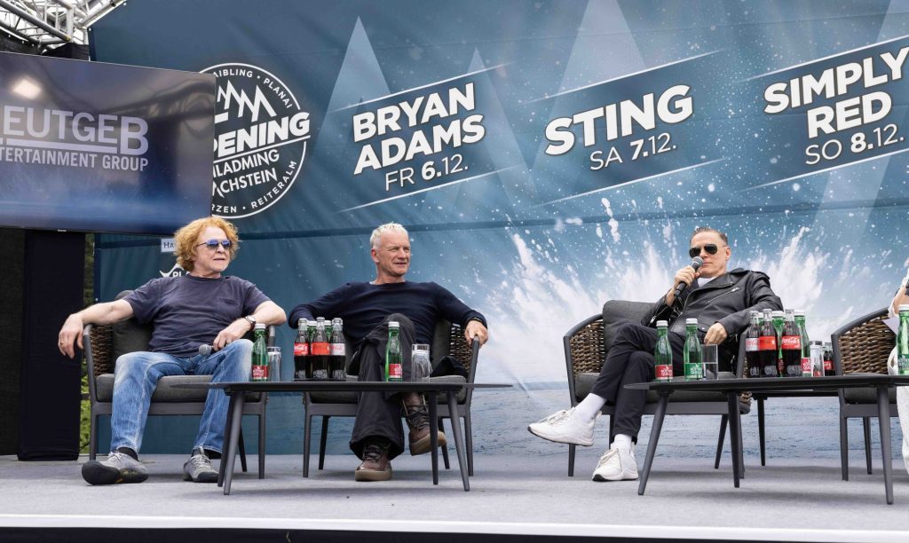 Bryan Adams, Sting &#038; Simply Red To Open Schladming&#8217;s Ski Season