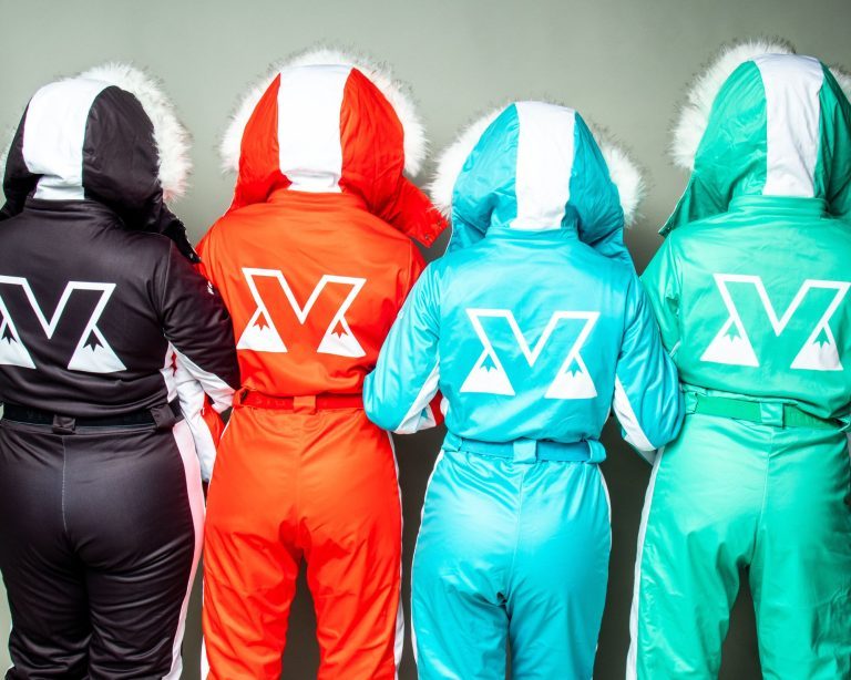 Retro Reversible Ski Suits