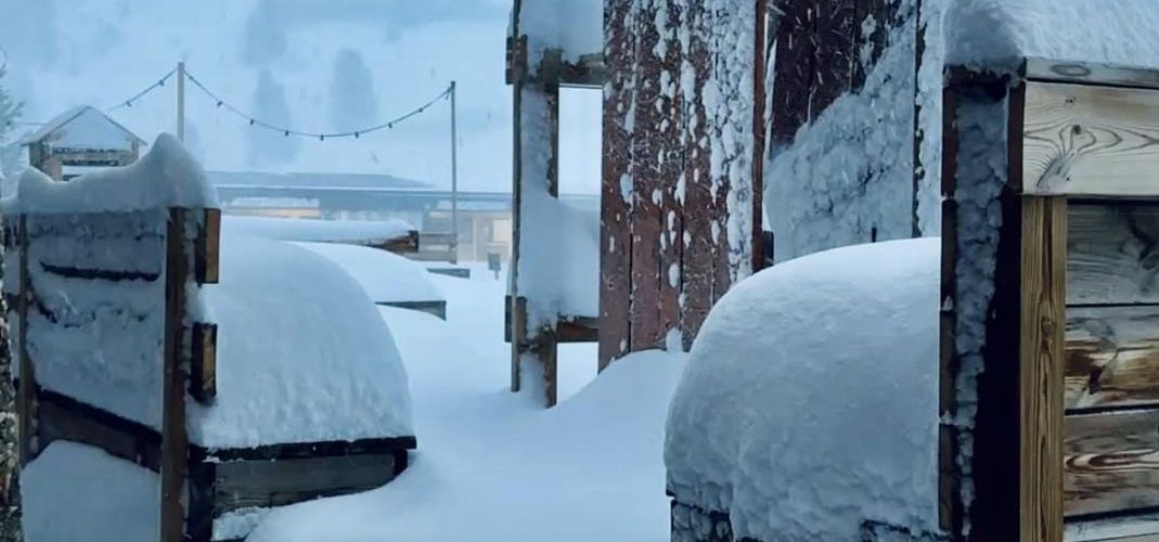 Heavy Snowfall In The Alps