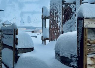 Heavy Snowfall In The Alps